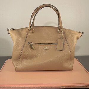 Coach Soft Pebbled Leather Shoulder Bag